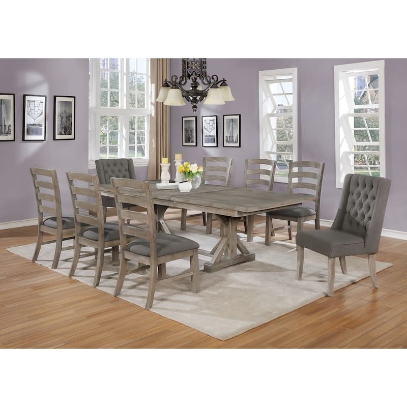 Best Quality Furniture 9-Piece Dining Set