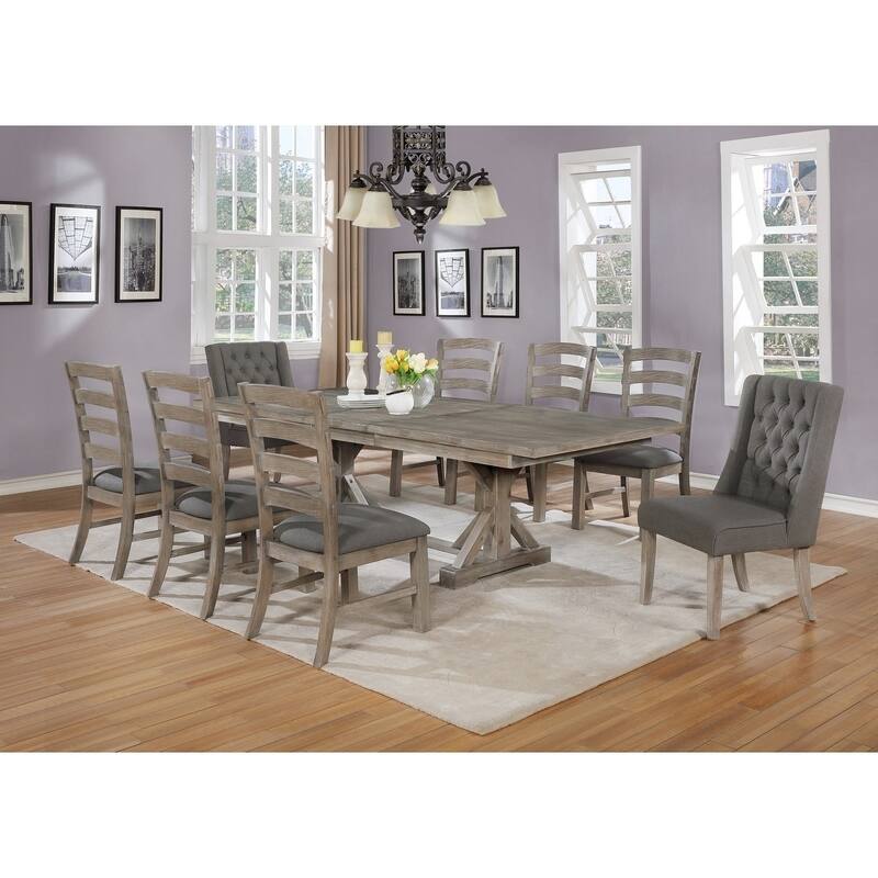 Best Quality Furniture 9-Piece Dining Set
