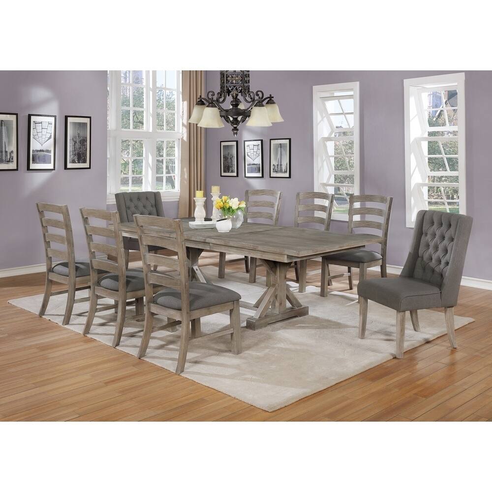 Best Quality Furniture 9-Piece Dining Set
