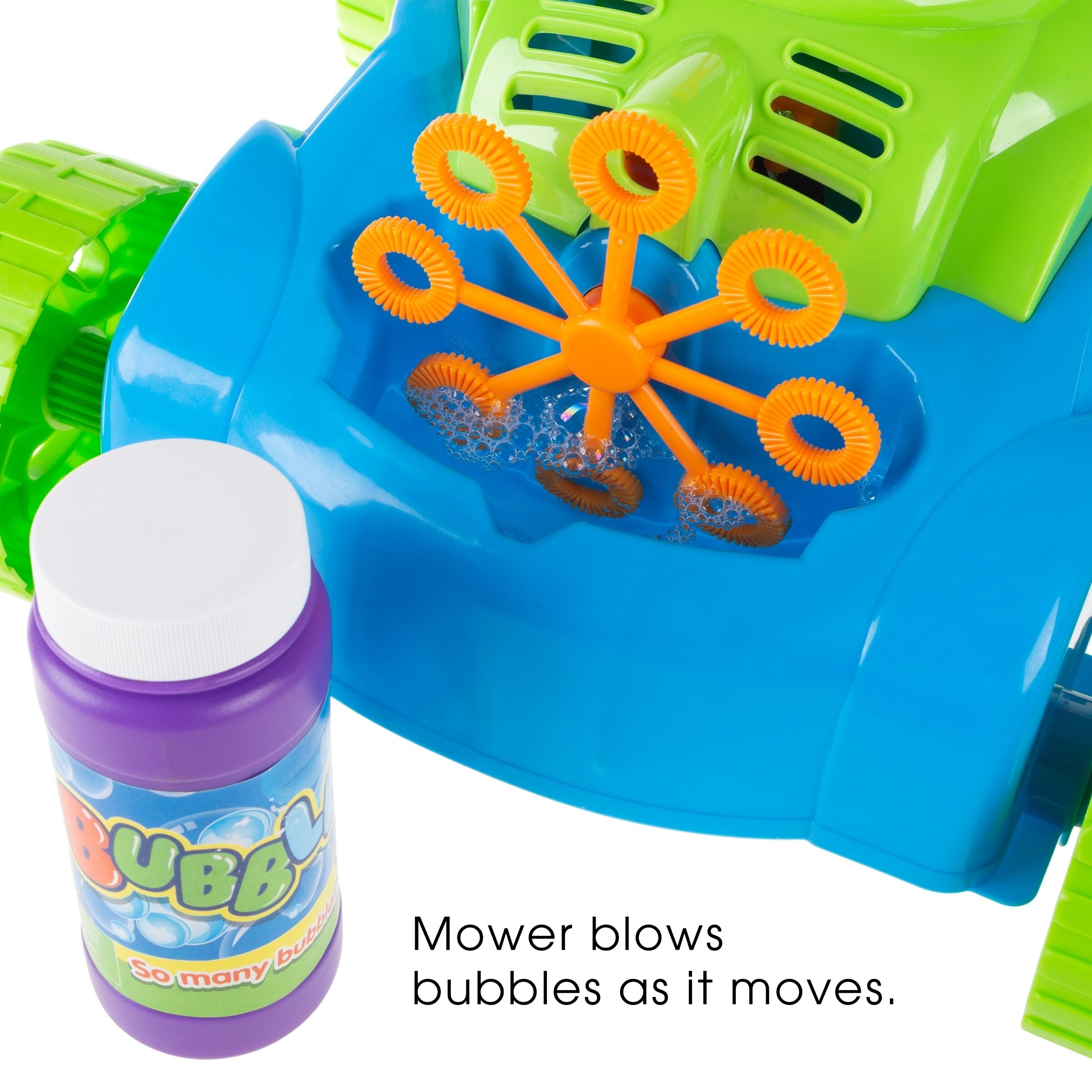 lawn mower bubble machine