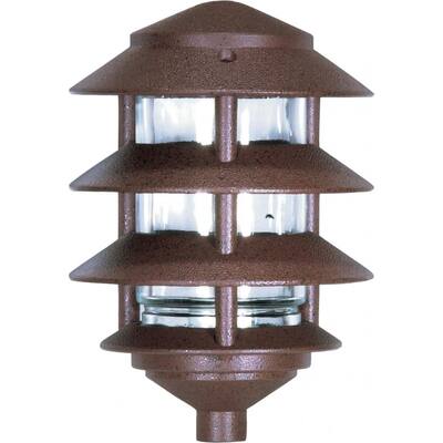 1-Light 3 Louver Pagoda Small Hood