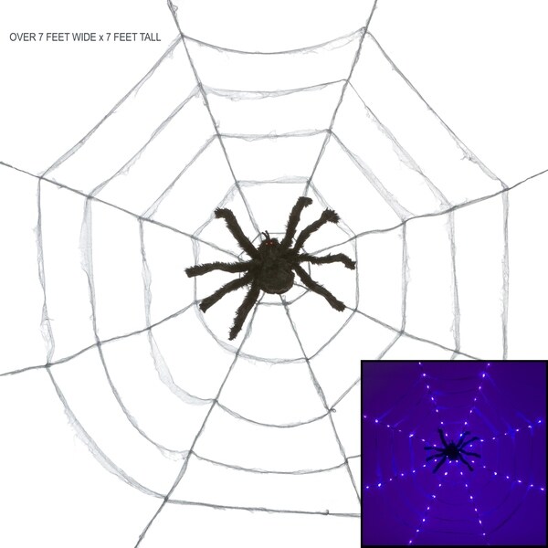 Shop Lighted Spider Web Halloween Party 
