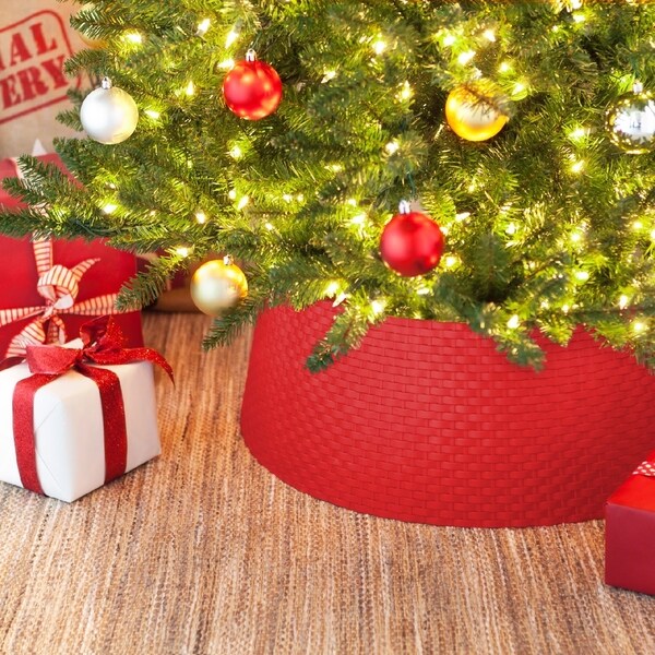 plastic christmas tree collar