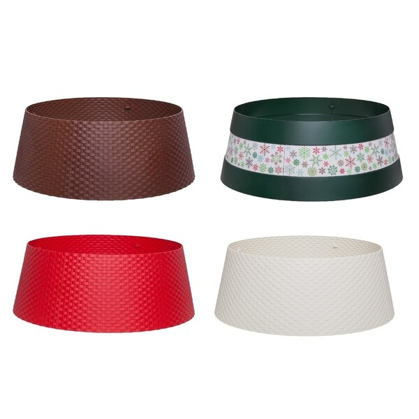 plastic christmas tree collar