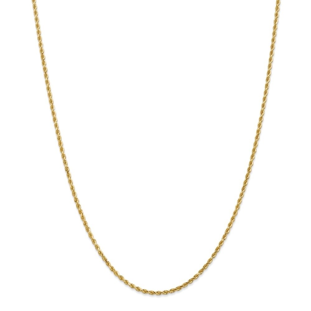 1.5mm 14K Tri-Color Gold Rope Anklet