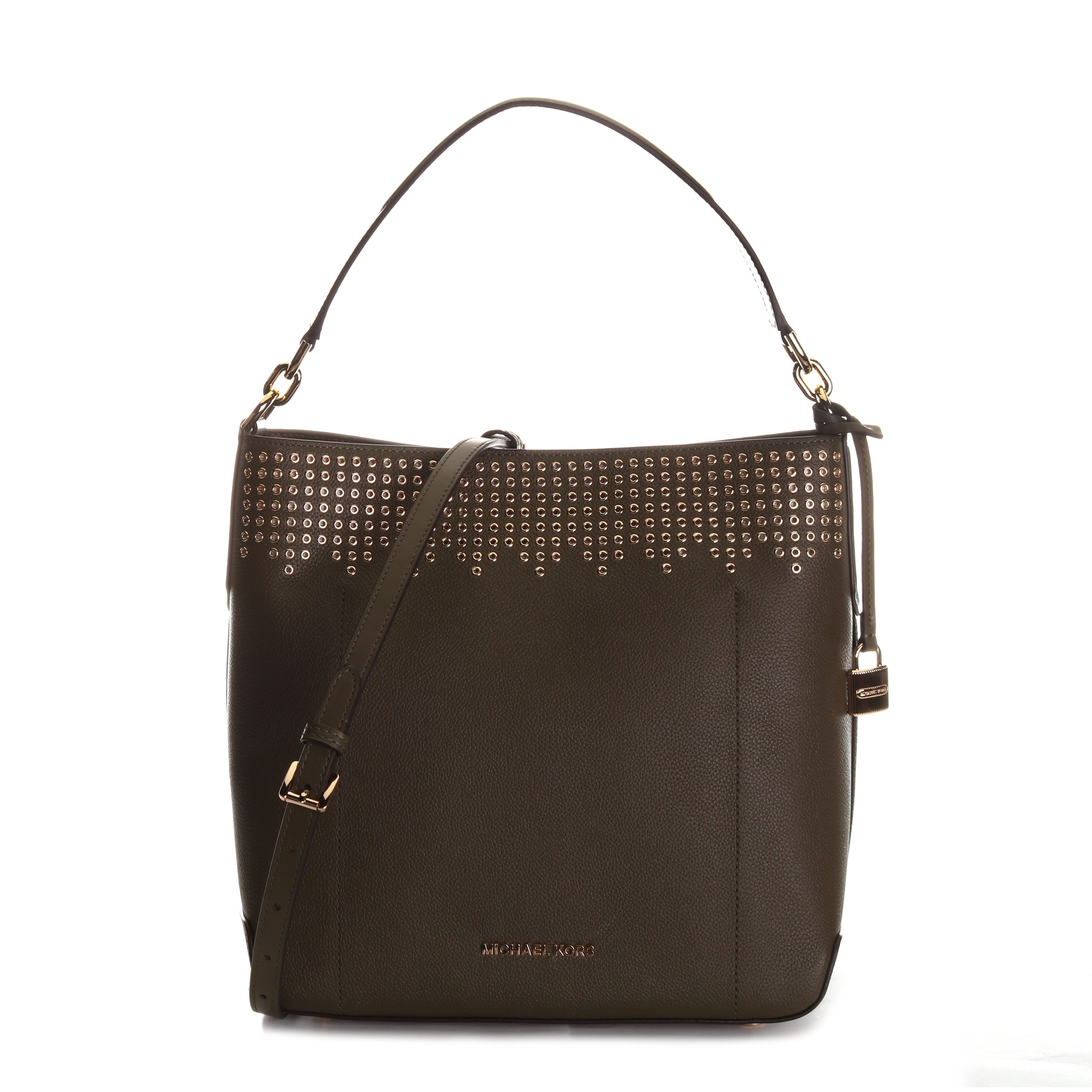 michael kors hayes bucket bag