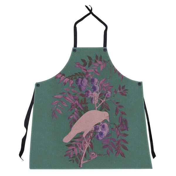 Black cat icon and moon phase Adjustable Apron