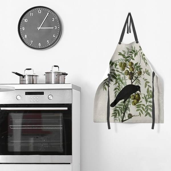 Black cat icon and moon phase Adjustable Apron