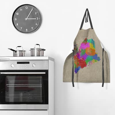Maine Watercolor Apron - 27 x 30
