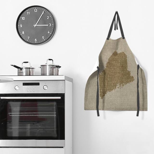 Maine Silhouette Apron - 27 x 30 - Brown State