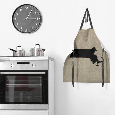 Massachusetts Silhouette Apron - 27 x 30