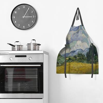 Wheatfield with Cypresses Apron - 27 x 30