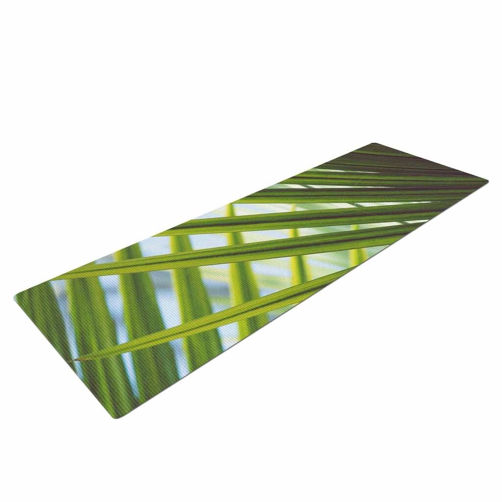Ann Barnes "Cabana Life, No. 1" Yoga Mat - Green