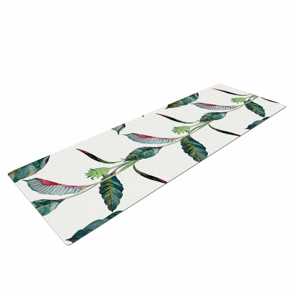 DLKG Design "Ana" Black Olive Yoga Mat - Green