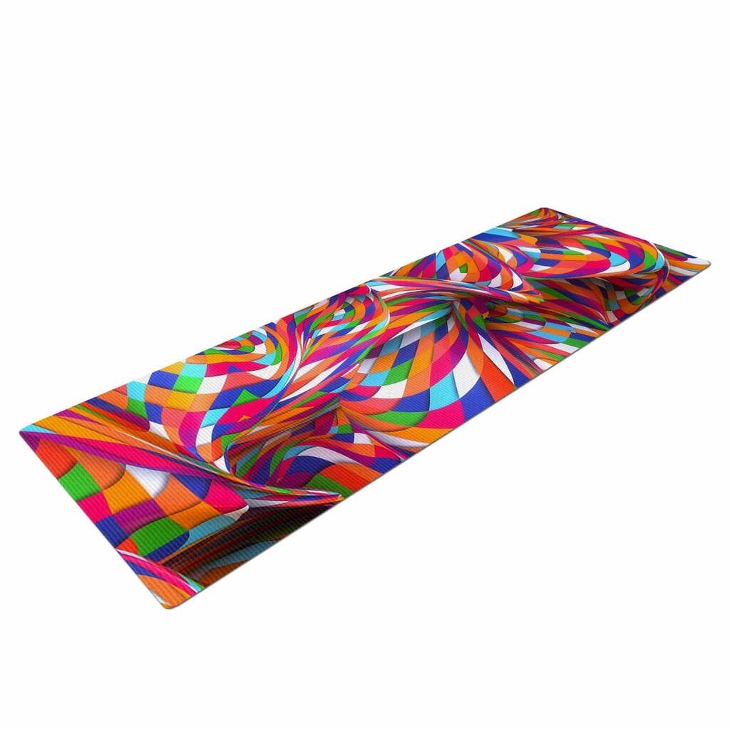 Danny Ivan "Mamacita" Multicolor Red Digital Yoga Mat - Multi