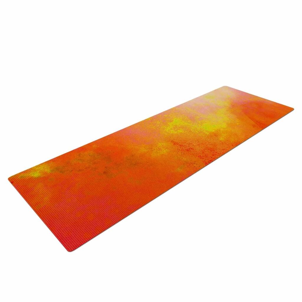 Sab Art Studio "Namaste" Yoga Mat - Orange