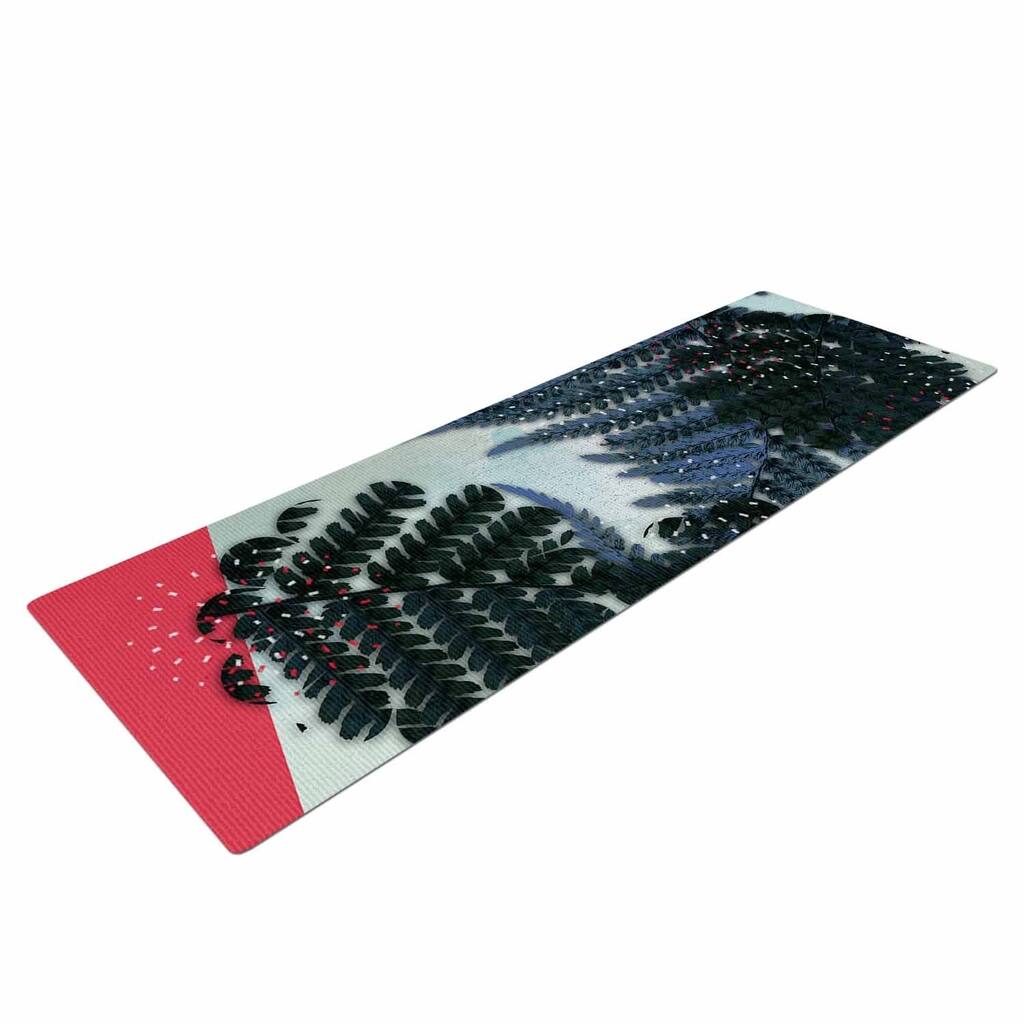 Rosa Picnic "Nature Exposed" Blue Green Digital Yoga Mat