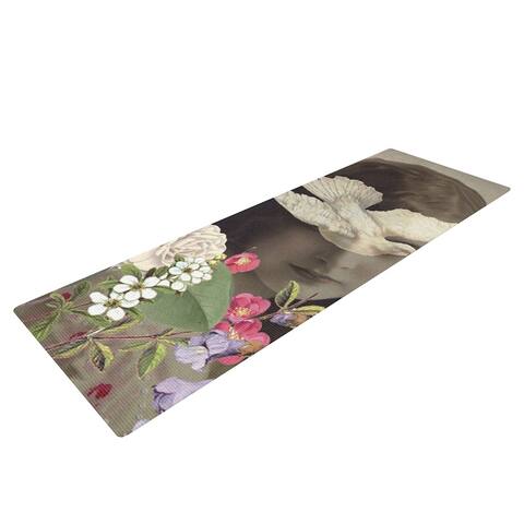 Suzanne Carter "Doves Eyes" Yoga Mat - Brown