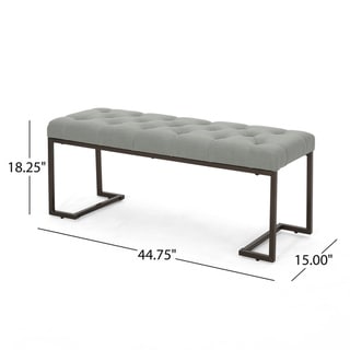 Galileo Modern Fabric Bench by Christopher Knight Home