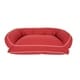 preview thumbnail 1 of 3, Carolina Pet Classic Canvas Bolster Lounger Pet Bed Small/Medium - Fiberfill - Barn Red