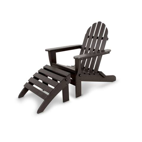 Ivy Terrace Classics 2-Piece Folding Adirondack Set