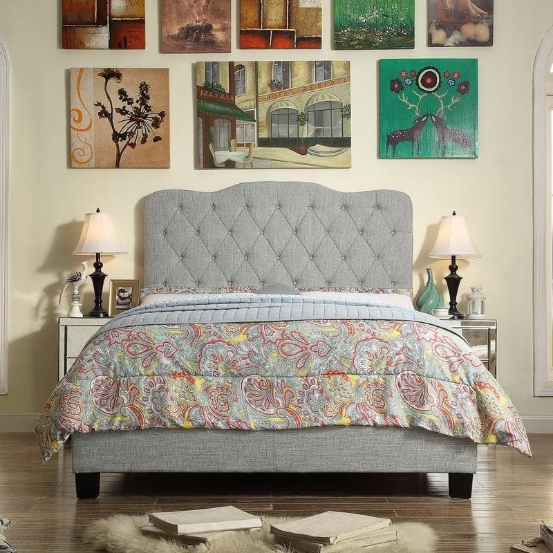 Copper Grove Palmira Upholstered Platform Bed