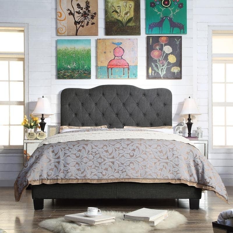 Copper Grove Palmira Upholstered Platform Bed