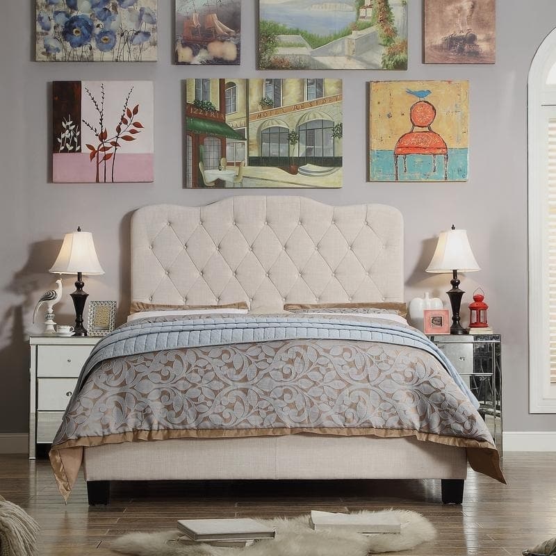 Copper Grove Palmira Upholstered Platform Bed
