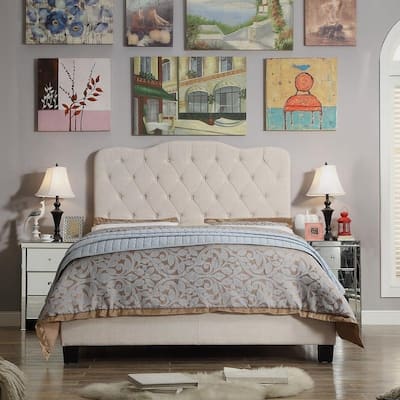 Copper Grove Palmira Upholstered Platform Bed