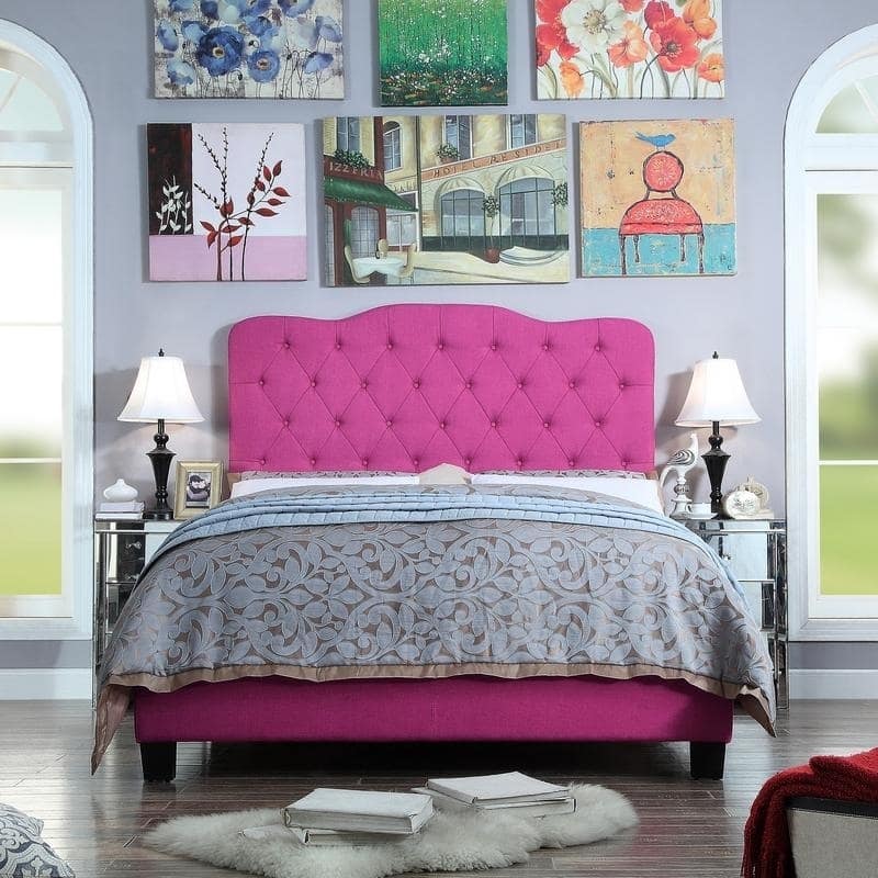 Copper Grove Palmira Upholstered Platform Bed