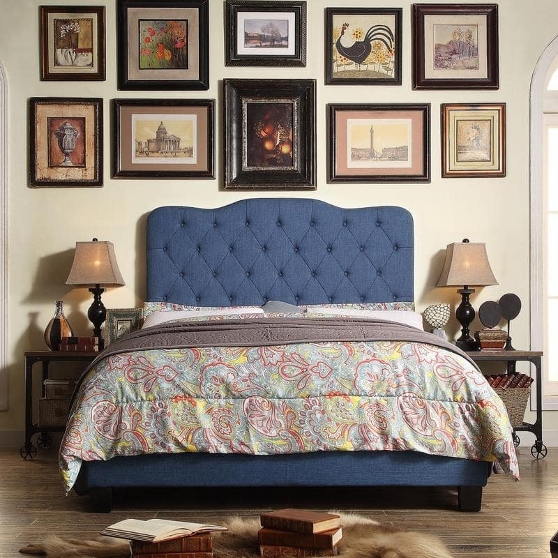 Copper Grove Palmira Upholstered Platform Bed