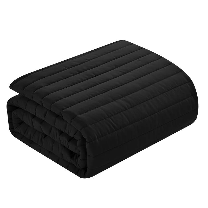 Rita Solid Reversible Quilt Set