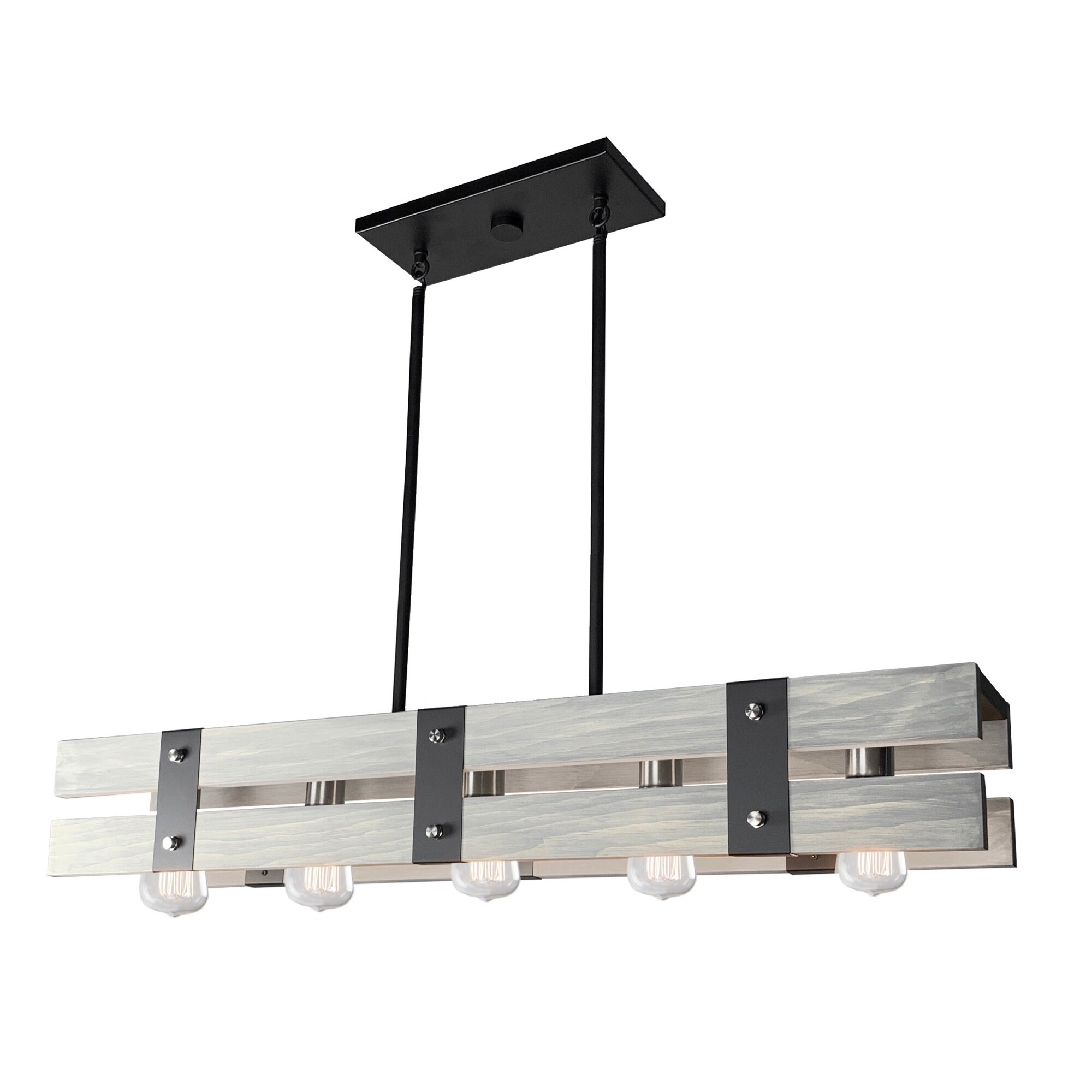 Barnyard AC11275BW Island Light - Chandeliers For Bedrooms by Overstock.com