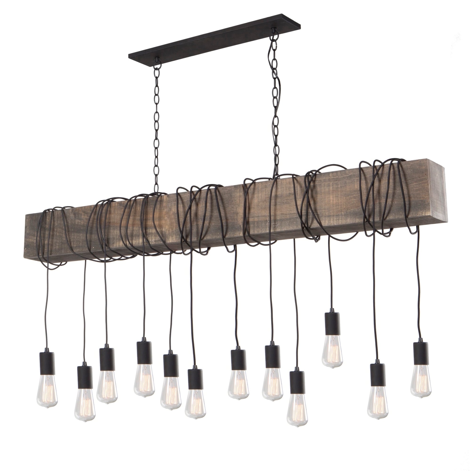 Farmhouse AC11502BK Island Light - Chandeliers For Bedrooms by Overstock.com