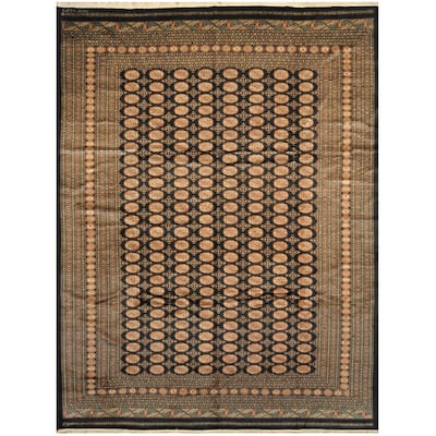 HERAT ORIENTAL 10' x 13'7 Handmade Bokhara Wool Rug - 10' x 13'7