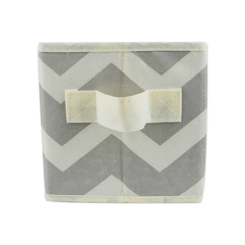 DII Nonwoven Polyester Bin Chevron (Set of 2)