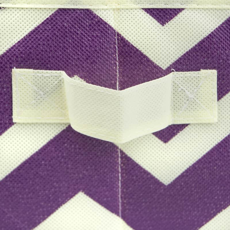 DII Nonwoven Polyester Bin Chevron (Set of 2)