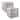 DII Nonwoven Polyester Cube Scroll (Set of 2)