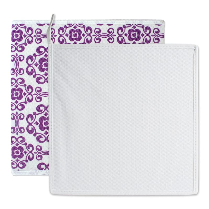 DII Nonwoven Polyester Cube Scroll (Set of 2)