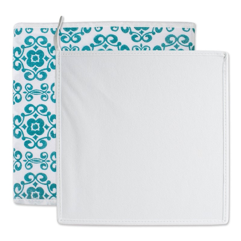 DII Nonwoven Polyester Cube Scroll (Set of 2)