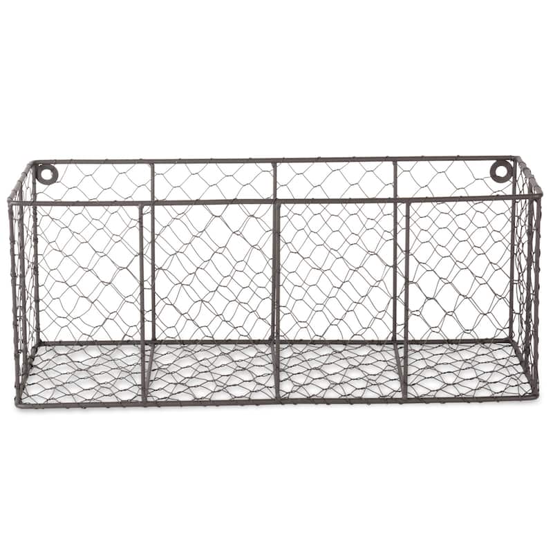 DII Wall Mount Chicken Wire Basket(Set of 2) Small