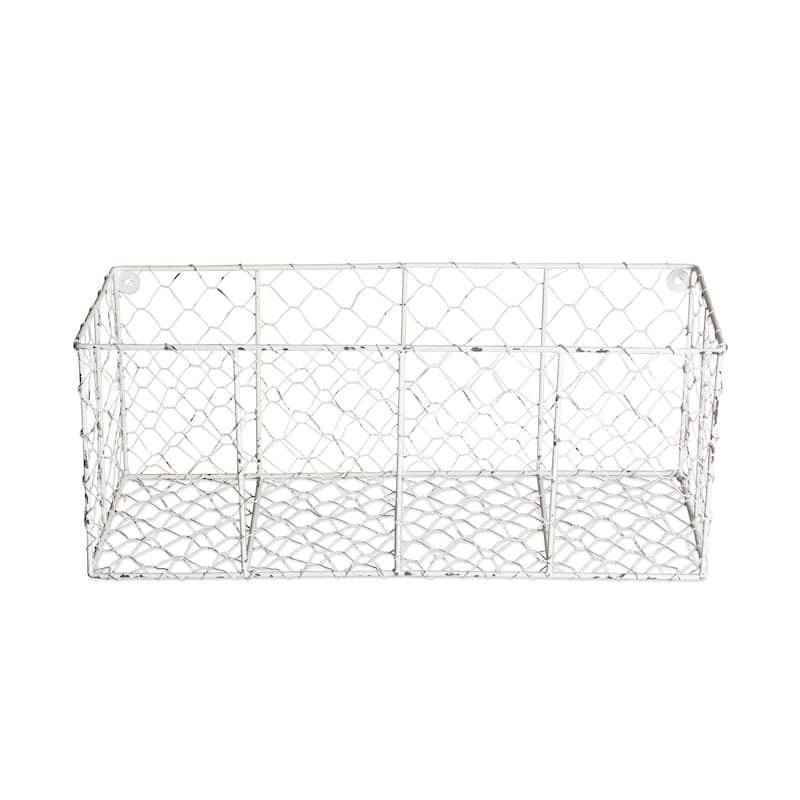 DII Wall Mount Chicken Wire Basket(Set of 2) Small