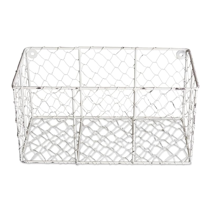 DII Wall Mount Chicken Wire Basket(Set of 2) Small