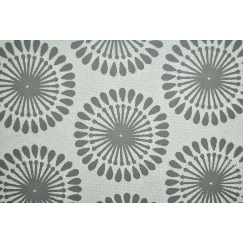 DII Nonwoven Polyester Bin Starburst Gray Square Medium (Set of 2)