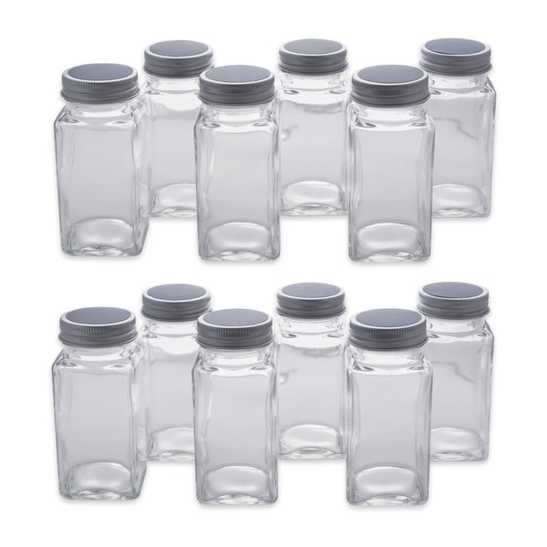 DII 12 Piece Spice Jar Set With Chalkboard Labels Tall Spice