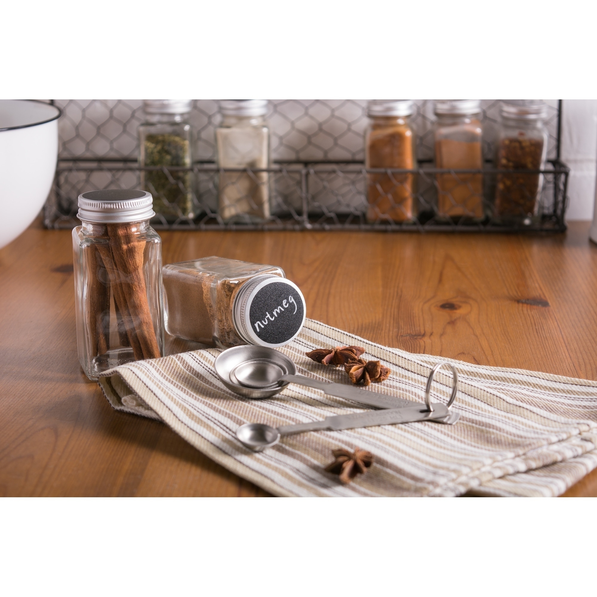 12-Piece Spice Jar Set With Chalkboard Labels – DII Home Store