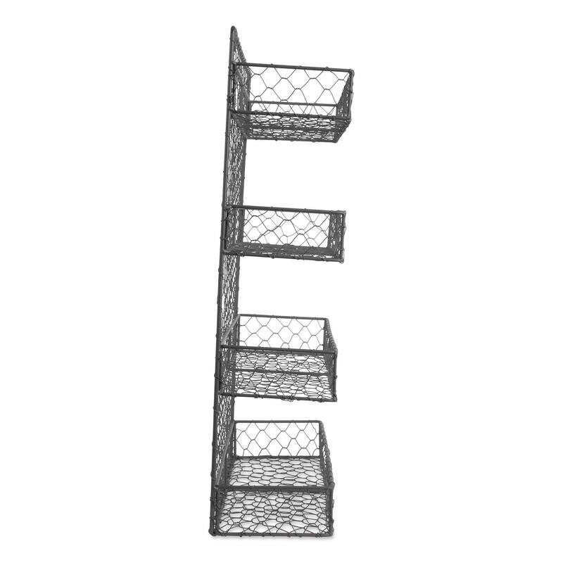 DII 4 Tier Chicken Wire Spice Rack