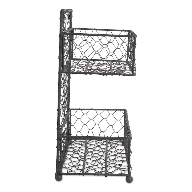 DII 4 Tier Chicken Wire Spice Rack