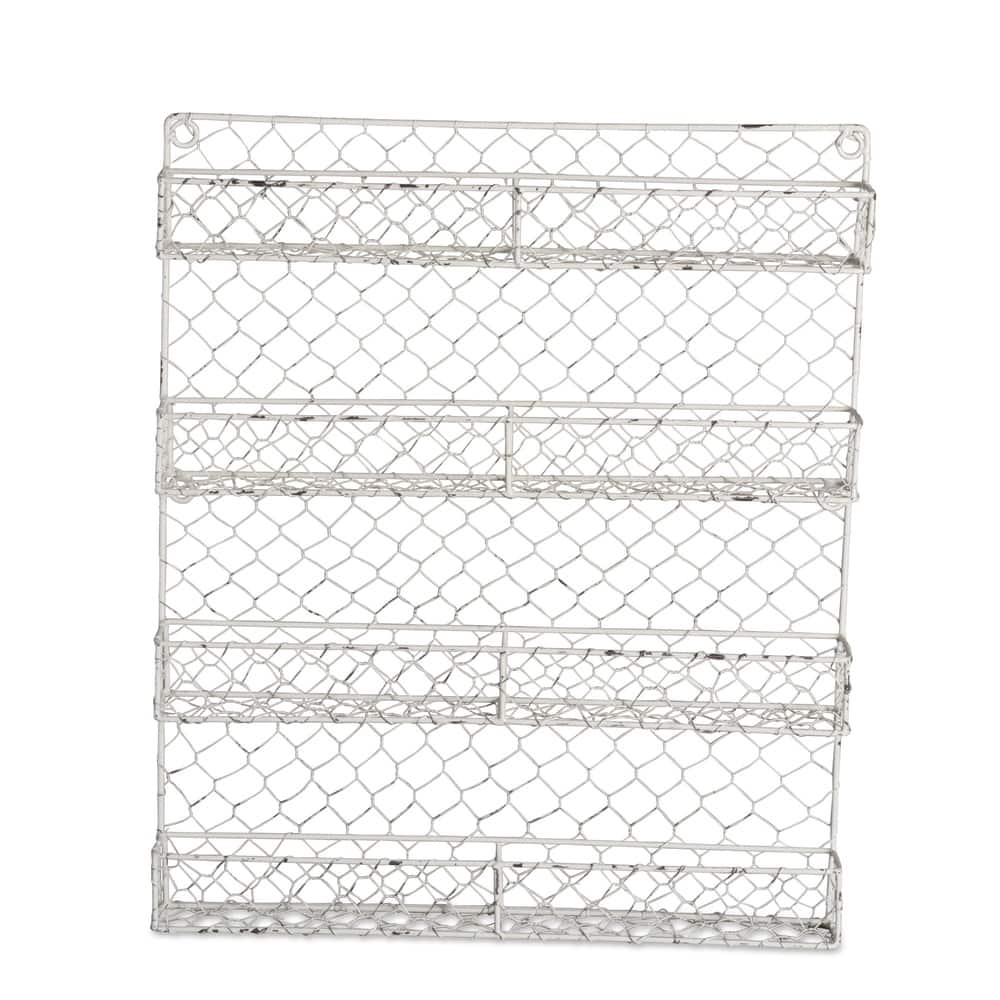 DII 4 Tier Chicken Wire Spice Rack