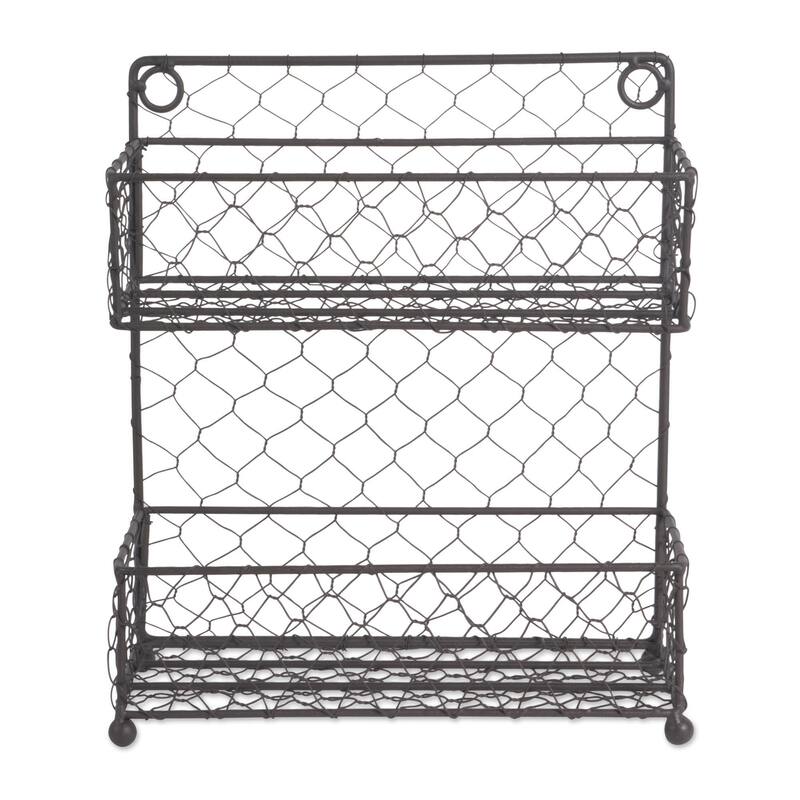 DII 4 Tier Chicken Wire Spice Rack